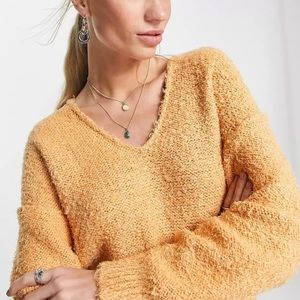 Free People Theo V Neck Sweater Size XS